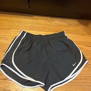 Dark grey Nike running shorts